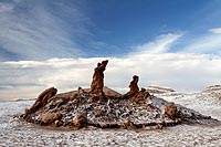 Chili, dsert Atacama : valle de la Luna