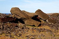 Île de Pâques : Ahu Akahanga