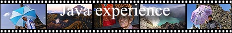Photos et récit d'un voyage à Java en Indonésie à la découverte d'une île qui ne ressemble à aucune autre au monde, héritière d'un art et d'une histoire comme en témoignent les temples de Borobudur et de Prambanan, elle apparaît dans un paysage de rizières que domine des volcans dont le plus actif, le Merapi, un des plus esthétiques, le Bromo, et le plus sulfureux, le Kawah Ijen.